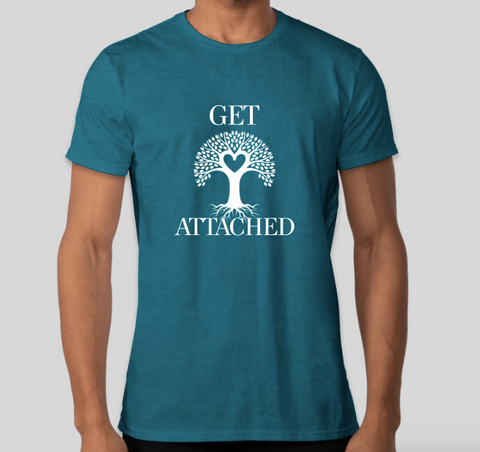Get Attached - Blue Unisex T-Shirt