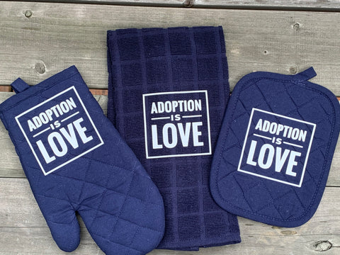 Adoption Is Love Kitchen Set